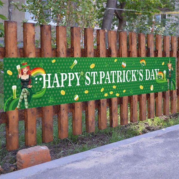 party decoration happy saint patricks day banner for home clovers porch st. decor irish supply favor gift
party decoration happy saint patricks day banner for home clovers porch st. decor irish supply favor gift