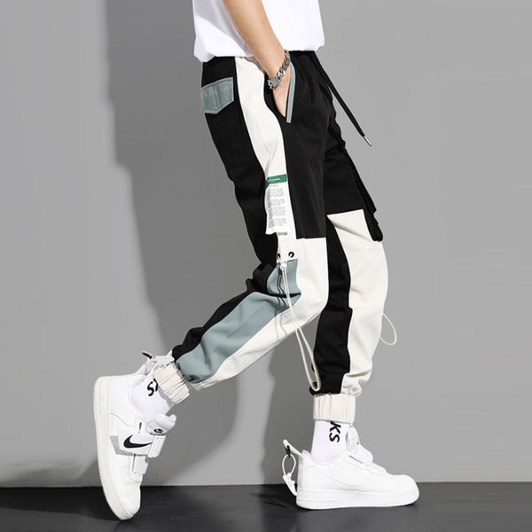 spring and autumn new style overalls loose straight fashion korean casual quarter men's sports pants, Black
spring and autumn new style overalls loose straight fashion korean casual quarter men's sports pants, Black