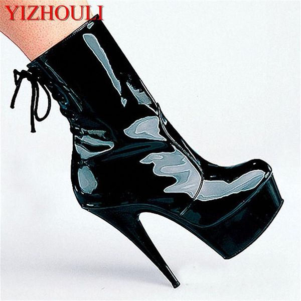 boots fashion knight's shoes, 6 inch stiletto heel 15 cm, pole dance spring and autumn ankle boot, Black
boots fashion knight's shoes, 6 inch stiletto heel 15 cm, pole dance spring and autumn ankle boot, Black