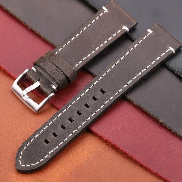 watch bands cowhide watchband 18 20 22 24mm vintage genuine leather replacement band strap with bruhsed stainless steel buckle, Black;brown
watch bands cowhide watchband 18 20 22 24mm vintage genuine leather replacement band strap with bruhsed stainless steel buckle, Black;brown