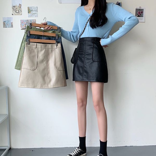 2021 womens leather skirt vintage clothes wrap short skirts black harajuku summer high waist streetwear elastic the new fashion rm5z
2021 womens leather skirt vintage clothes wrap short skirts black harajuku summer high waist streetwear elastic the new fashion rm5z