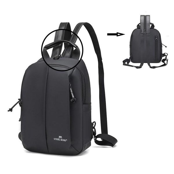 new men's waterproof dual chest cross-body bag backpack outdoor travel small backpack with zipper pull variable
new men's waterproof dual chest cross-body bag backpack outdoor travel small backpack with zipper pull variable
