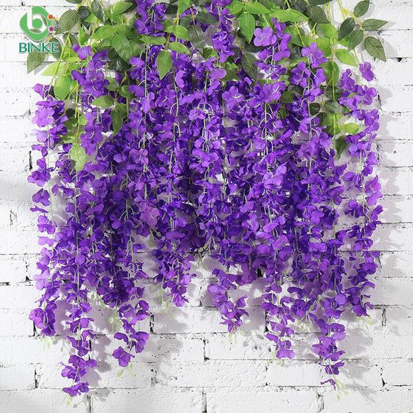 decorative flowers & wreaths wisteria vine artificial silk garland arch wedding decoration home garden hanging plant wall decor
decorative flowers & wreaths wisteria vine artificial silk garland arch wedding decoration home garden hanging plant wall decor
