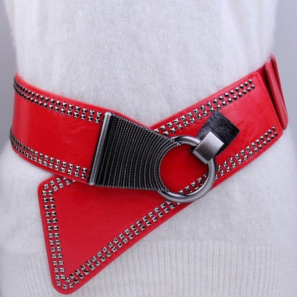 belts waist seal women's european and american loose tight elastic decorative belt, skirt, diagonal super wide belt, Black;brown
belts waist seal women's european and american loose tight elastic decorative belt, skirt, diagonal super wide belt, Black;brown