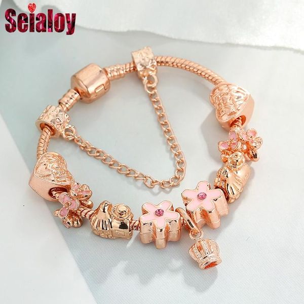 charm bracelets european style fashion rose gold brands bracelet bangle couples magnolia crown bead for women lover jewelry gift, Golden;silver
charm bracelets european style fashion rose gold brands bracelet bangle couples magnolia crown bead for women lover jewelry gift, Golden;silver
