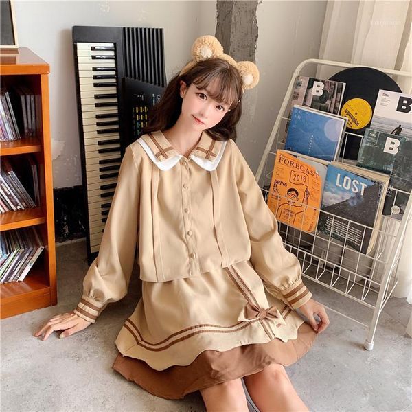 clothing sets spring women's cute college doll collar butterfly lace shirt skirt jk school girl uniform japanese fashion1, White
clothing sets spring women's cute college doll collar butterfly lace shirt skirt jk school girl uniform japanese fashion1, White