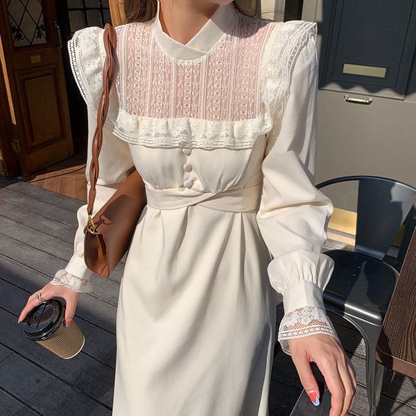 spring fairy elegant lace patchwork sweet party midi hollow out high street korean kawaii women 2021 new kxml, Black;gray
spring fairy elegant lace patchwork sweet party midi hollow out high street korean kawaii women 2021 new kxml, Black;gray