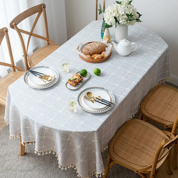 table cloth long oval tablecloth waterproof cotton linen lattice simple foldable coffee dining home
table cloth long oval tablecloth waterproof cotton linen lattice simple foldable coffee dining home