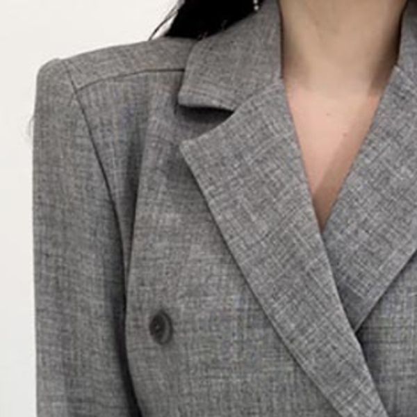 autumn winter female turn-down collar long-sleeved blazer coat double breasted loose solid color minimalist suit 6q980, Black;brown
autumn winter female turn-down collar long-sleeved blazer coat double breasted loose solid color minimalist suit 6q980, Black;brown