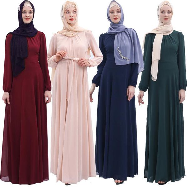 ethnic clothing summer chiffon dress, muslim women's arab solid color plus size dress, Red
ethnic clothing summer chiffon dress, muslim women's arab solid color plus size dress, Red