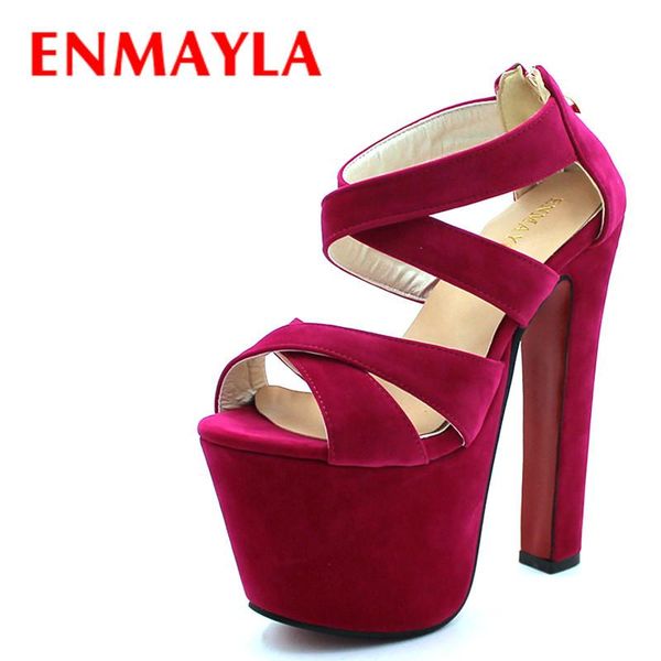 dress shoes enmayla summer ladies gladiator sandals women 17cm super high heel platform pumps open toe party wedding woman, Black
dress shoes enmayla summer ladies gladiator sandals women 17cm super high heel platform pumps open toe party wedding woman, Black