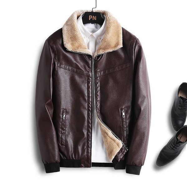 men's fur & faux coat 2021 solid leather men bomber chaqueta moto hombre pu jacket warm thick coats winter autumn collar male casual, Black
men's fur & faux coat 2021 solid leather men bomber chaqueta moto hombre pu jacket warm thick coats winter autumn collar male casual, Black