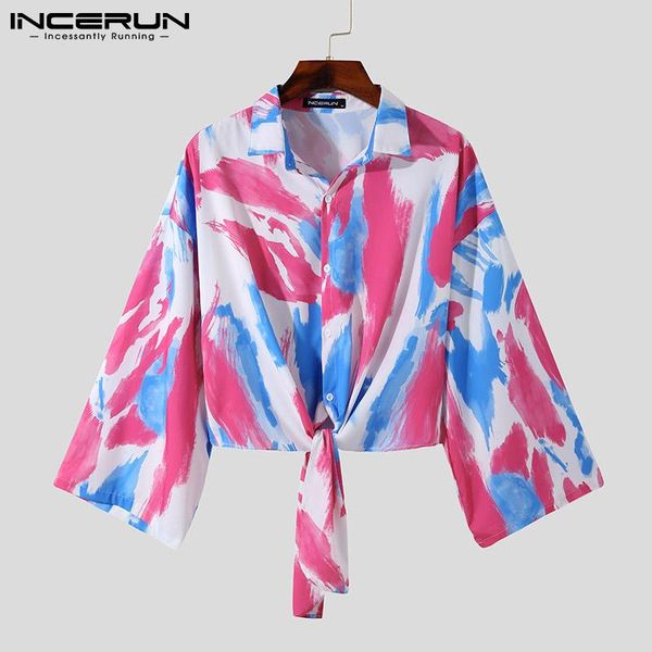 men's casual shirts 2021 men irregular shirt tie dye streetwear lapel button long sleeve camisa masculina loose vacation hawaiian 3xl, White;black
men's casual shirts 2021 men irregular shirt tie dye streetwear lapel button long sleeve camisa masculina loose vacation hawaiian 3xl, White;black