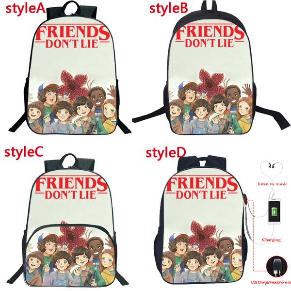 stranger things backpack multifunction usb charge headphone jack school bags for teenagers laptravel rucksack
stranger things backpack multifunction usb charge headphone jack school bags for teenagers laptravel rucksack