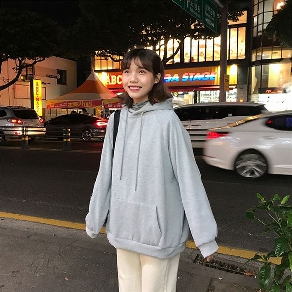 9 colors autumn and winter loose solid color long-sleeve pullover thick sweatshirts womens hoodies womens (f3606) 201208, Black
9 colors autumn and winter loose solid color long-sleeve pullover thick sweatshirts womens hoodies womens (f3606) 201208, Black