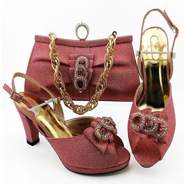 dress shoes nigerian sandals wedding and bag set summer italian luxury pumps woman for party, Black