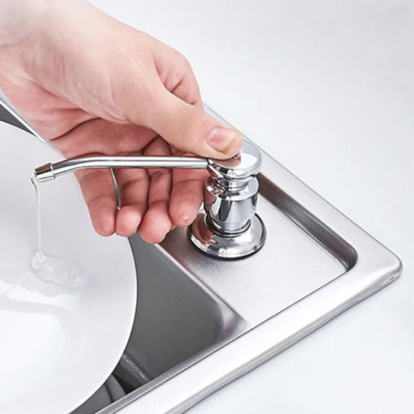 300ml liquid soap dispenser bottle kitchen bathroom shower lotion shampoo pump stainless steel hand sanitizer
300ml liquid soap dispenser bottle kitchen bathroom shower lotion shampoo pump stainless steel hand sanitizer