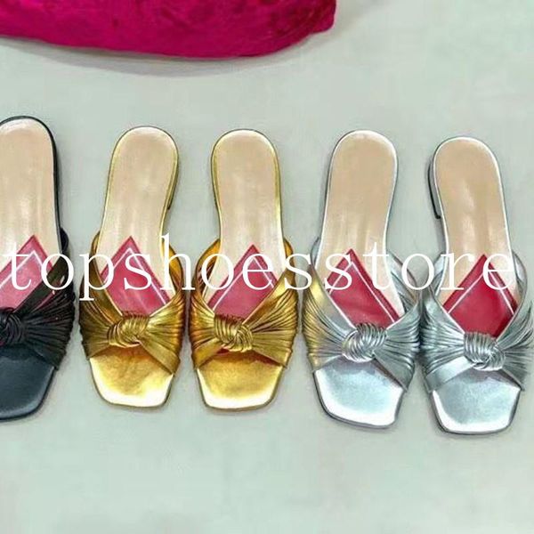 2021 new woman leather knotted design slippers fashion casual sandals summer sweety comfort flat vacation shoes, Black
2021 new woman leather knotted design slippers fashion casual sandals summer sweety comfort flat vacation shoes, Black