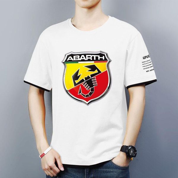 men's t-shirts 2021 summer abarth logo round collar fashion contrast color trend sports t-shirt comfortable 3 colors, White;black
men's t-shirts 2021 summer abarth logo round collar fashion contrast color trend sports t-shirt comfortable 3 colors, White;black