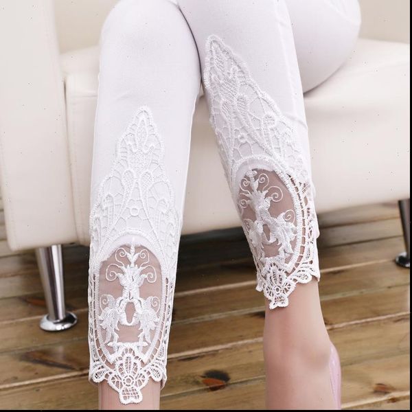 lady cotton blended pencil leggings slim fitted floral lace casual legging summer patchwork holllow out pants, Black
lady cotton blended pencil leggings slim fitted floral lace casual legging summer patchwork holllow out pants, Black