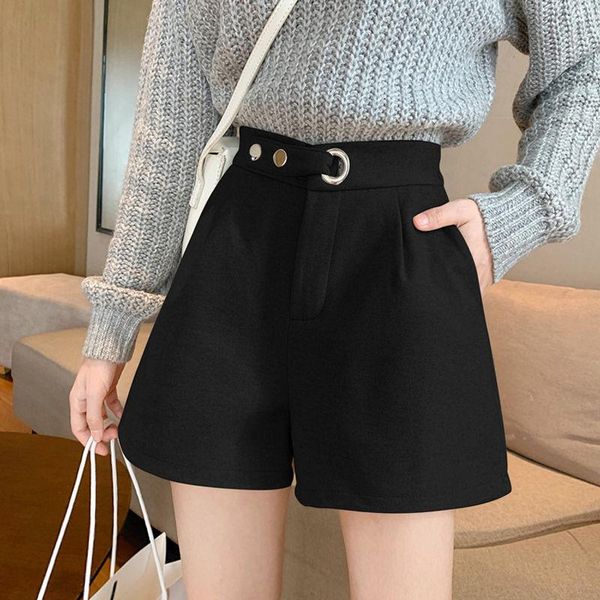 women's shorts autumn winter wool female high elastic waist solid wide leg ladies casual loose elegant simple a102, White;black
women's shorts autumn winter wool female high elastic waist solid wide leg ladies casual loose elegant simple a102, White;black