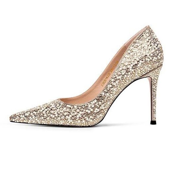 dress shoes bling rhinestone pearl beads full embellished wedding pumps pointed toe evening heels thin high bridal slip on, Black
dress shoes bling rhinestone pearl beads full embellished wedding pumps pointed toe evening heels thin high bridal slip on, Black