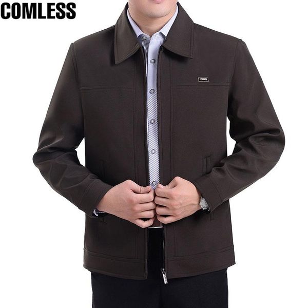 men's jackets 2021 autumn turn-down collar overcoat middle-aged man casual zipper coats male outerwear jacket plus size 4xl, Black;brown
men's jackets 2021 autumn turn-down collar overcoat middle-aged man casual zipper coats male outerwear jacket plus size 4xl, Black;brown