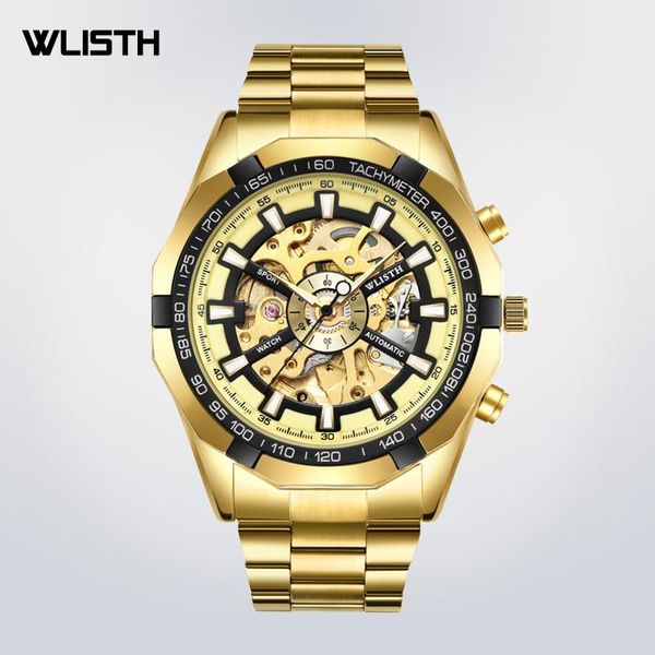 wristwatches golden men's mechanical watch gift for husband winner businessman luxury wristwatch fashion dial, Slivery;brown
wristwatches golden men's mechanical watch gift for husband winner businessman luxury wristwatch fashion dial, Slivery;brown