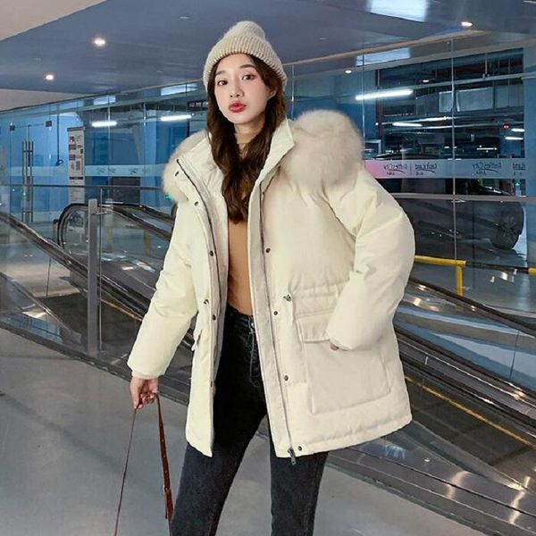 women's down & parkas 2021 winter jacket women short cotton coat autumn fur hooded warm and clothing female, Black
women's down & parkas 2021 winter jacket women short cotton coat autumn fur hooded warm and clothing female, Black