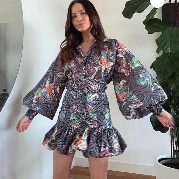casual dresses elegant women's printed dress stand collar lantern long sleeve belt bodycon fashion party mini 2021 autumn, Black;gray
casual dresses elegant women's printed dress stand collar lantern long sleeve belt bodycon fashion party mini 2021 autumn, Black;gray