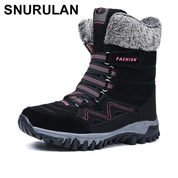 boots snurulan arrival winter snow fashion suede leather women warm ankle shoese026, Black
boots snurulan arrival winter snow fashion suede leather women warm ankle shoese026, Black