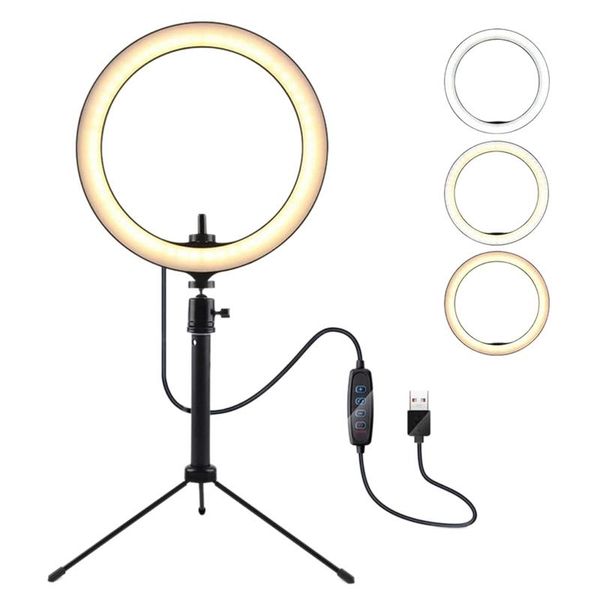 flash heads 10 inch led ring light extendable tripod stand 3 modes brightness levels for live stream/makeup/youtube video
flash heads 10 inch led ring light extendable tripod stand 3 modes brightness levels for live stream/makeup/youtube video