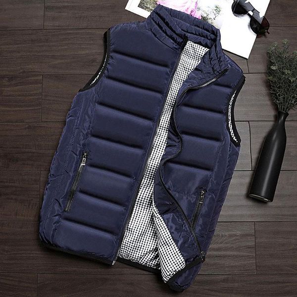 men's vests hee grand 2021 winter jacket thick warm down cotton vest large size 5xl sleeveless coats mwb322, Black;white
men's vests hee grand 2021 winter jacket thick warm down cotton vest large size 5xl sleeveless coats mwb322, Black;white