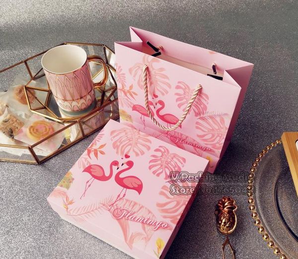 gift wrap paper box and bag, pink flamingo flower design chocolate cookie candy macarons packing storage boxes 50 set
gift wrap paper box and bag, pink flamingo flower design chocolate cookie candy macarons packing storage boxes 50 set