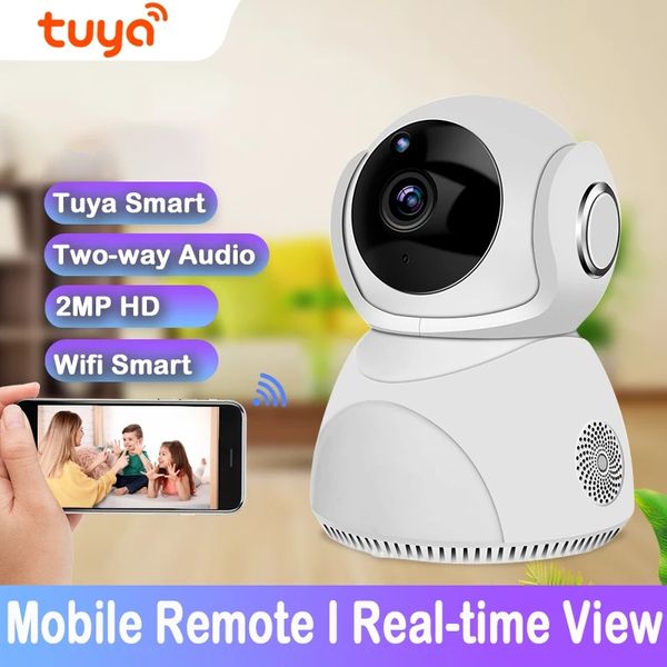 2mp surveillance camera with wifi ip camera baby monitor tuya smart home security camera video surveillance cctv auto tracking, Black;white
2mp surveillance camera with wifi ip camera baby monitor tuya smart home security camera video surveillance cctv auto tracking, Black;white