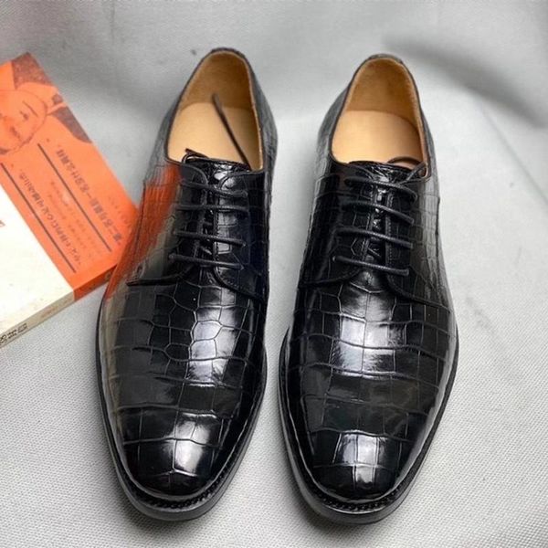 dress shoes authentic crocodile belly skin businessmen fancy oxford genuine true alligator leather handmade male lace-up, Black
dress shoes authentic crocodile belly skin businessmen fancy oxford genuine true alligator leather handmade male lace-up, Black