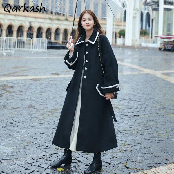 women's wool & blends women black elegant large size streetwear retro thicker outwear harajuku female winter all-match loose fit sashes
women's wool & blends women black elegant large size streetwear retro thicker outwear harajuku female winter all-match loose fit sashes