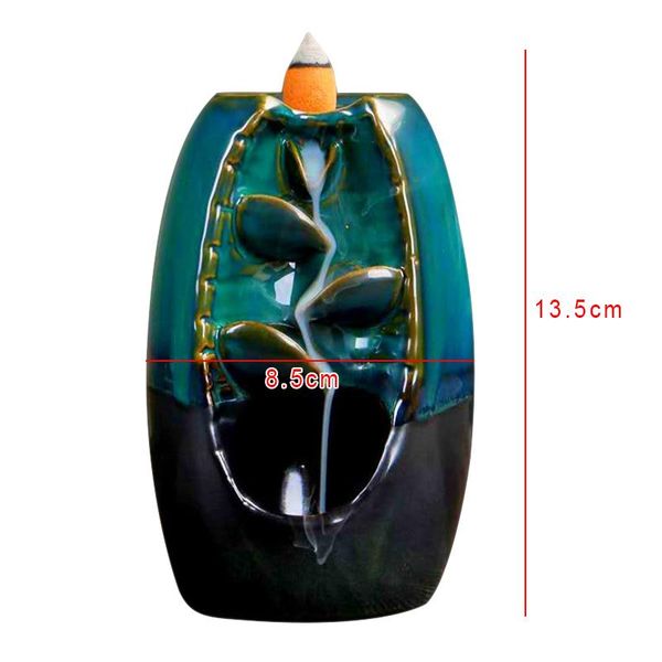 fragrance lamps drop backflow censer smoking flow ceramic incense holder decoration for home office
fragrance lamps drop backflow censer smoking flow ceramic incense holder decoration for home office