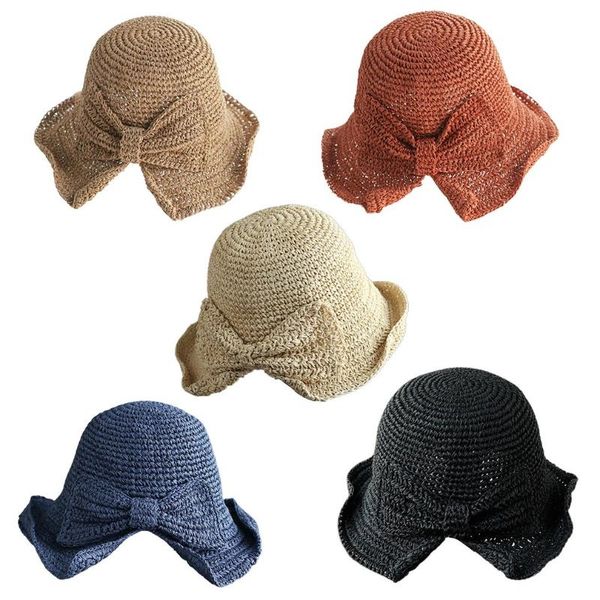 outdoor hats sun hat wide brim floppy summer for women beach panama straw dome bucket femme shade, Black;white 
outdoor hats sun hat wide brim floppy summer for women beach panama straw dome bucket femme shade, Black;white