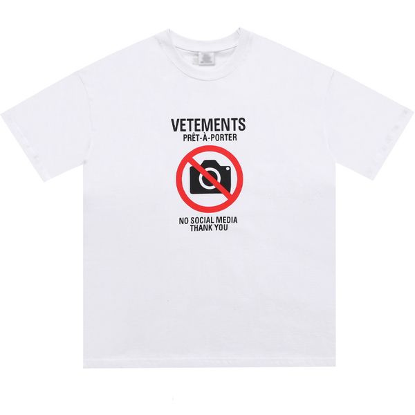 2021ss high street brand vetements tee no social media designer summer casual male clothing oversized women short sleeve t-shirts, White;black
2021ss high street brand vetements tee no social media designer summer casual male clothing oversized women short sleeve t-shirts, White;black
