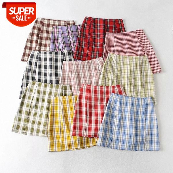 summer skirts womens high waist pencil plaid skirt streetwear vintage skirt elegant korean mini skirts harajuku 2020 #ll1u, Black
summer skirts womens high waist pencil plaid skirt streetwear vintage skirt elegant korean mini skirts harajuku 2020 #ll1u, Black