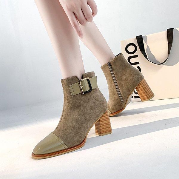 boots square head ankle women pumps winter short plush keep warm work side zipper zapatillas mujer 2021, Black
boots square head ankle women pumps winter short plush keep warm work side zipper zapatillas mujer 2021, Black