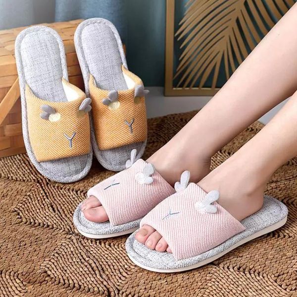 women indoor slippers breathable cartoon lovers spring summer shoes anti-slip cotton fabric ladies home floor slides, Black
women indoor slippers breathable cartoon lovers spring summer shoes anti-slip cotton fabric ladies home floor slides, Black