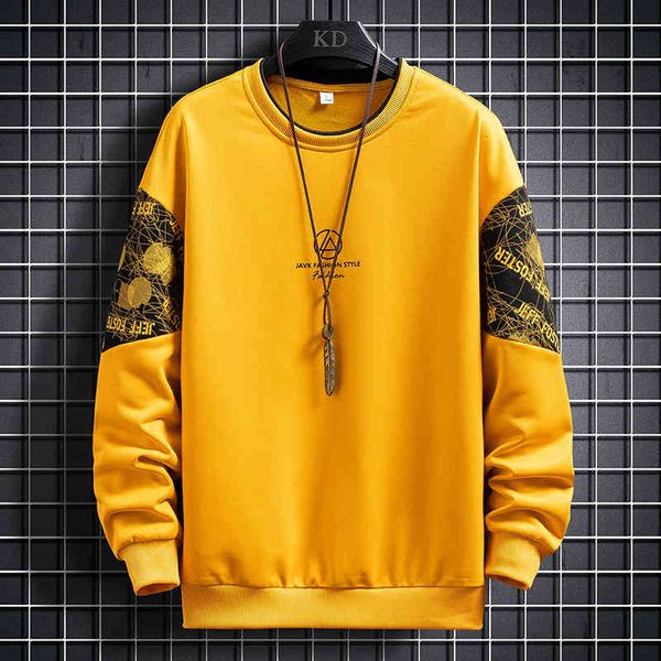 mens sweater men's sweater 2021 autumn new youth trend splicing leisure loose round neck pullover long sleeve t-shirt men, Black
mens sweater men's sweater 2021 autumn new youth trend splicing leisure loose round neck pullover long sleeve t-shirt men, Black