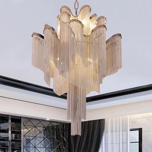 pendant lamps modern tassel chain for living room restaurant indoor decor hanging light fringed lamp lighting fixtures
pendant lamps modern tassel chain for living room restaurant indoor decor hanging light fringed lamp lighting fixtures