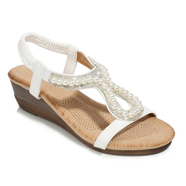 2021 summer new casual wedge sandals diamond beads jewelry fashion sandals women's simple wild ladies, Black
2021 summer new casual wedge sandals diamond beads jewelry fashion sandals women's simple wild ladies, Black