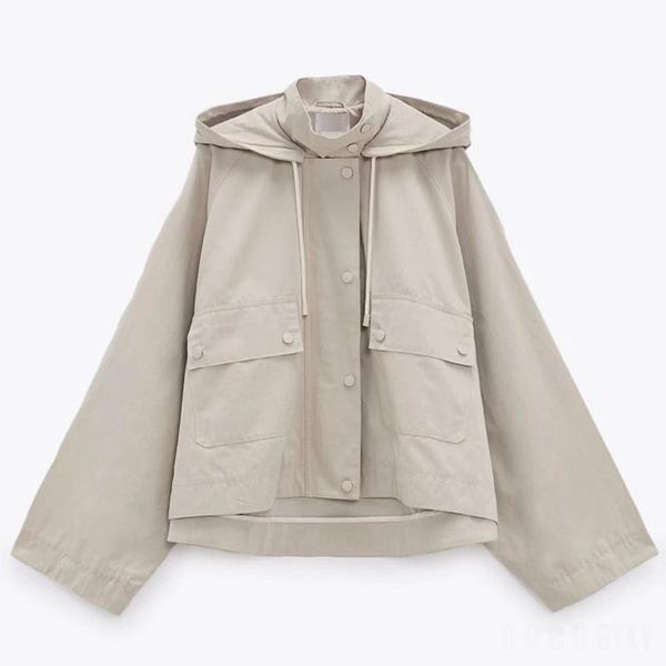women's jackets zaaho spring autumn women hooded casual pockets zipper outwear loose solid coat female, Black;brown
women's jackets zaaho spring autumn women hooded casual pockets zipper outwear loose solid coat female, Black;brown