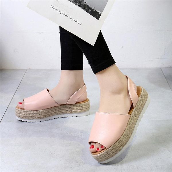 dress shoes klv sandals women's ladies summer flat playform woven thick-bottom sandalia feminina roman comfortable, Black
dress shoes klv sandals women's ladies summer flat playform woven thick-bottom sandalia feminina roman comfortable, Black