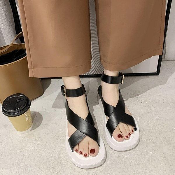 sandals 2021 women's shoes summer all-match comfortable open toe gladiator casual women platform zapatillas mujer, Black
sandals 2021 women's shoes summer all-match comfortable open toe gladiator casual women platform zapatillas mujer, Black