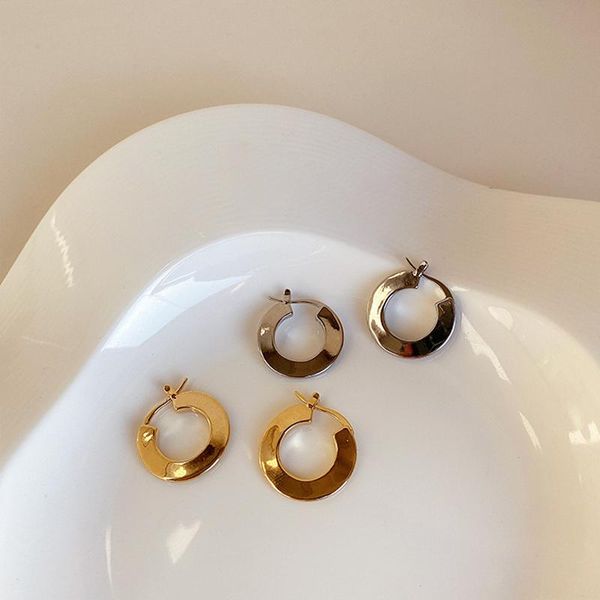 hoop & huggie wtltc vintage metal round ear earrings for women simple geometric circle punk statement minimalist hoops, Golden;silver
hoop & huggie wtltc vintage metal round ear earrings for women simple geometric circle punk statement minimalist hoops, Golden;silver